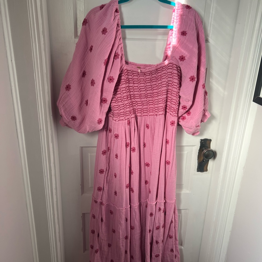 Dahlia Embroidered Maxi Dress